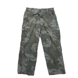 Vintage  Wrangler Camouflage Pants Mens 36x29 Y2K Outdoors Nature